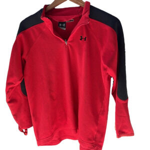 🌿Under Armour Youth Large red University of MD pullover fleece YLG🌿
